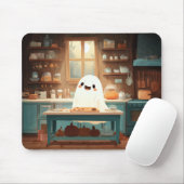 Niedliche Ghost Backkost - Gemütliches spokes Mous Mousepad (Mit Mouse)