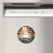 Niedliche Ghost Backkost - Gemütliches Spooky Magn Magnet (In Situ (Geschirrspüler))