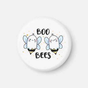 Niedliche Ghost-Boo-Bienen - Witziges Halloween au Magnet