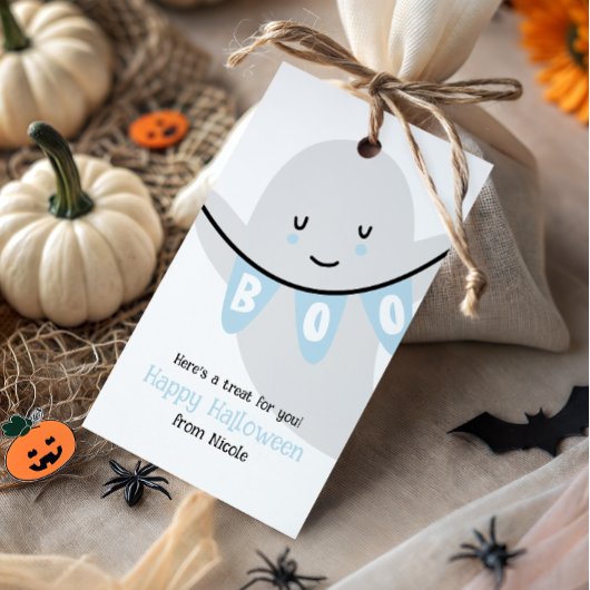 NIEDLICHE GHOST BOO HALLOWEEN KIDS LECKEREI GESCHENKANHÄNGER