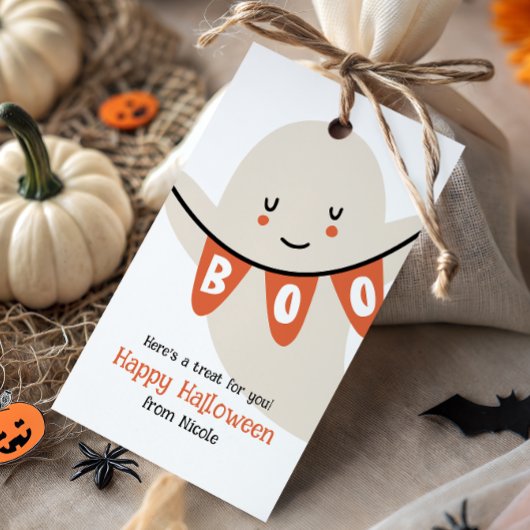 NIEDLICHE GHOST BOO HALLOWEEN KIDS LECKEREI GESCHENKANHÄNGER