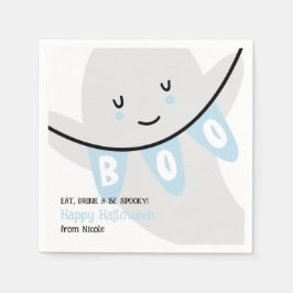 NIEDLICHE GHOST BOO HALLOWEEN KIDS LECKEREI SERVIETTE