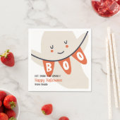 NIEDLICHE GHOST BOO HALLOWEEN KIDS LECKEREI SERVIETTE (Beispiel)