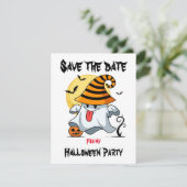 Niedliche Ghost Halloween Design Einladungen (Stehend Vorderseite)