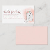 Niedliche Ghost Halloween Kinderduschbücher für Ba Begleitkarte (Vorne/Hinten)