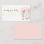 Niedliche Ghost Halloween Kinderduschbücher für Ba Begleitkarte (Vorne/Hinten)