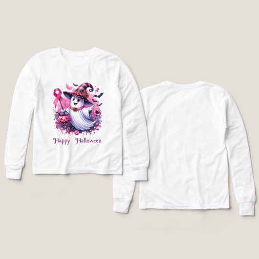 Niedliche Ghost-Halloween-Kostüme D7 (Design Vorderseite & Rückseite)