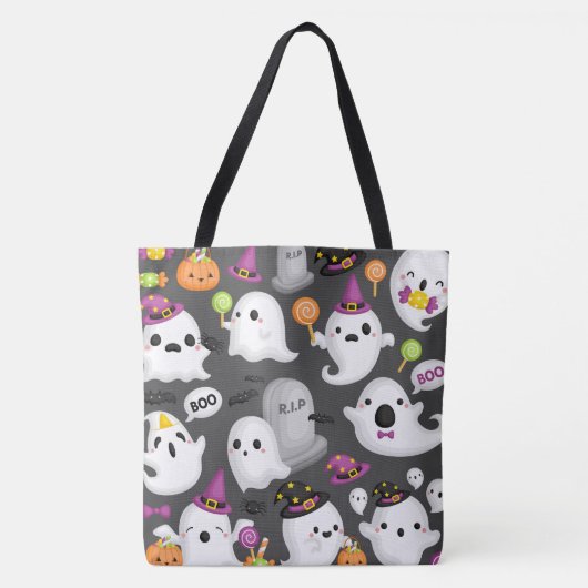 Niedliche Ghost Halloween-Tasche Tasche (Vorderseite)