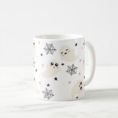 Niedliche Ghost Halloween-Tasse Kaffeetasse (VorderseiteRechts)