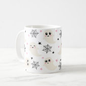 Niedliche Ghost Halloween-Tasse Kaffeetasse (Vorderseite Links)