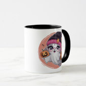 Niedliche Ghost Halloween-Tasse Tasse (VorderseiteRechts)
