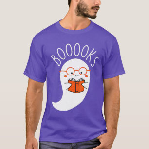 Niedliche Ghost Reading Book Matching Books Lover  T-Shirt