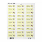 Niedliche Ghost-Rücksendeadresse (Vorne)