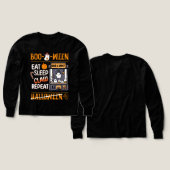 Niedliche Ghost-Scheckmaschine Spooky Halloween No (Design Vorder- & Rückseite)