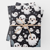 NIEDLICHE GHOSTS GESCHENKPAPIER SET (Beispiel)