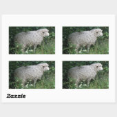 Niedliche Giftschaf-Aufkleber Rechteckiger Aufkleber (Blatt)