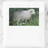 Niedliche Giftschaf-Aufkleber Rechteckiger Aufkleber (Tasche)