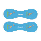 Niedliche Gigraffe mit Schmetterling-Cartoon Baseball (Paneele)