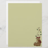 Niedliche Gingerbrot-Rezept-Seite (Vorne/Hinten)