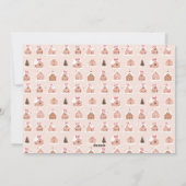 Niedliche Gingerbrothäuser Foto Ferienkarte Feiertagskarte (Rückseite)