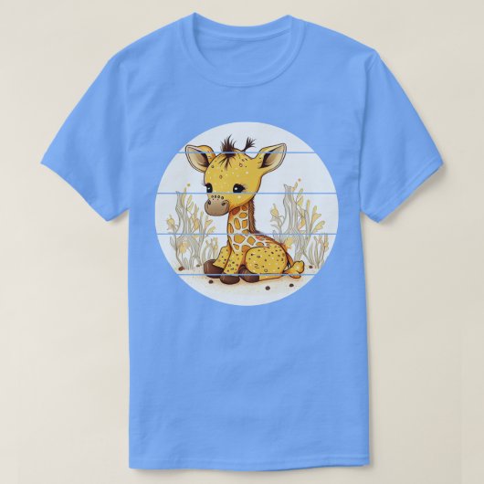 Niedliche Giraffe 1 T-Shirt (Design vorne)