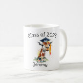 Niedliche Giraffe Abschluss-Geschenke Kaffeetasse (VorderseiteRechts)