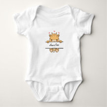 Niedliche Giraffe Baby Bodysuit