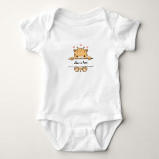 Niedliche Giraffe Baby Bodysuit Strampler