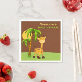 Niedliche Giraffe Baby Duschpapier Napkins Serviette (Beispiel)