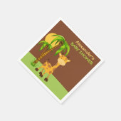 Niedliche Giraffe Baby Duschpapier Napkins Serviette (Ecke)