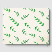 Niedliche Giraffe & Bird Personalisiert Baby Dusch Gästebuch (Rückseite)