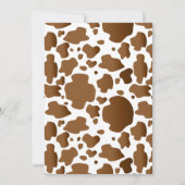 Niedliche Giraffe Boho Getrocknete Gräser Kinderdu Einladung (Rückseite)