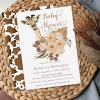 Niedliche Giraffe Boho Getrocknete Gräser Kinderdu