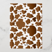 Niedliche Giraffe Boho Getrocknete Gräser Kinderdu Folieneinladung (Rückseite)