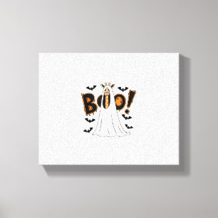 Niedliche Giraffe Boo Halloween Kostüm Zoo Lover _ Leinwanddruck