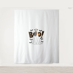 Niedliche Giraffe Boo Halloween Kostüm Zoo Lover _ Wandteppich
