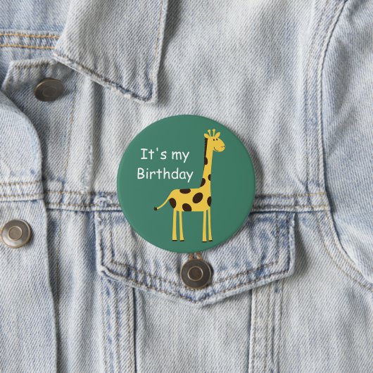 Niedliche Giraffe Button (Beispiel)