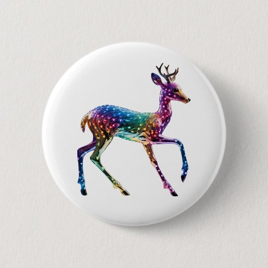 Niedliche Giraffe Button (Vorderseite)