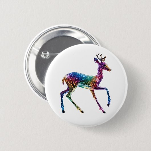 Niedliche Giraffe Button (Vorne & Hinten)