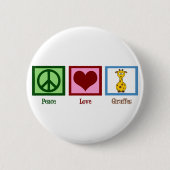 Niedliche Giraffe Button (Vorderseite)