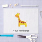 Niedliche Giraffe Cartoon Seidenpapier (Handwerk)