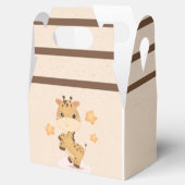 Niedliche Giraffe Cartoon Stars Kinderdusche Gefäl Geschenkschachtel (Geöffnet)