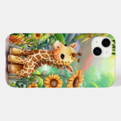niedliche Giraffe Case-Mate iPhone Hülle (Rückseite (Horizontal))