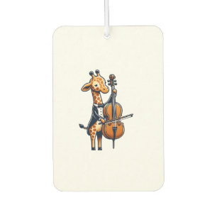 Niedliche Giraffe Cello Giraffen Musikermusik Autolufterfrischer