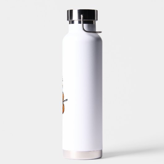 Niedliche Giraffe Cello Giraffen Musikermusik Trinkflasche (Links)