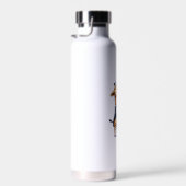 Niedliche Giraffe Cello Giraffen Musikermusik Trinkflasche (Rechts)