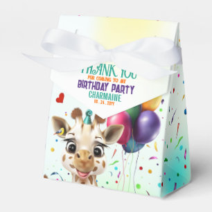 Niedliche Giraffe Colorful Confetti Kindergeburtst Geschenkschachtel