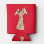 Niedliche Giraffe Couple Thunder_Cove Dosenkühler (Rückseite)