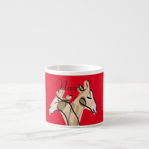 Niedliche Giraffe Couple Thunder_Cove Espressotasse