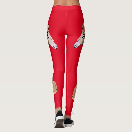 Niedliche Giraffe Couple Thunder_Cove Leggings (Rückseite)
